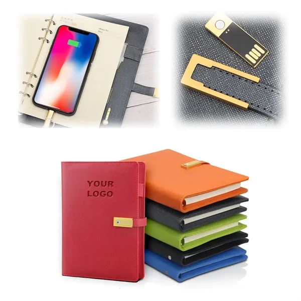Rechargeable Notebook w/ U Disk