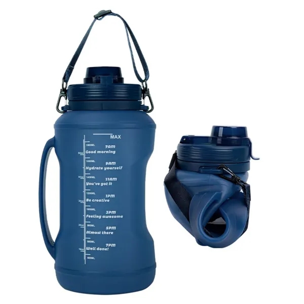 60 OZ Silicone Collapsible Water Bottles Foldable Cup