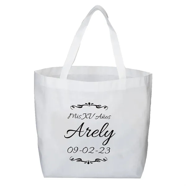 Full Color Sublimation Tote Bags W/ Gusset (20"x 13"x 8")