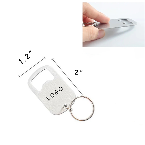 Portable Mini Stainless Steel Keychain Bottle Opener