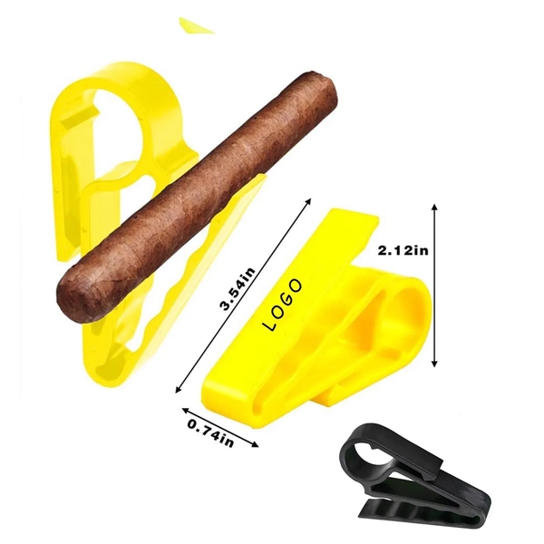 Portable And Versatile Golfer Cigar Holder Grip Clip