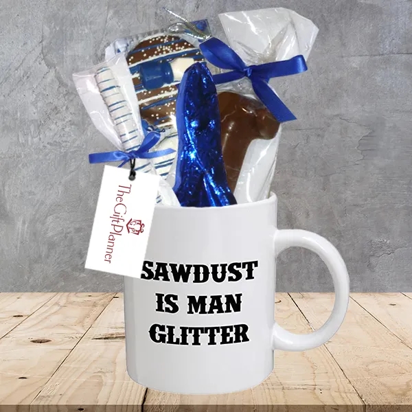 Sawdust 2 Glitter Chocolate Gourmet Coffee Mug Gift