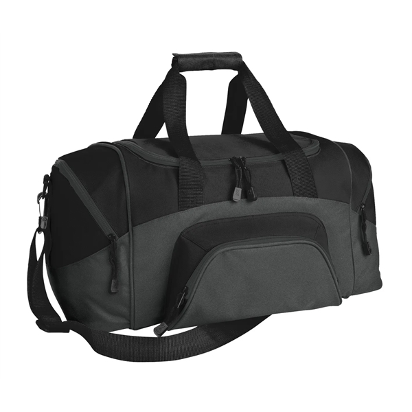 Port Authority BG990S small colorblock sport duffel, supplier photograph