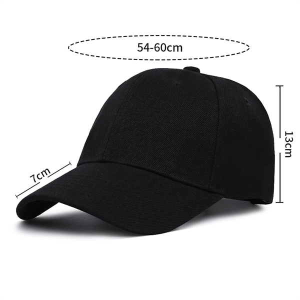 6 Panles Adjustable Polyester Baseball Cap w/ Custom Imprint