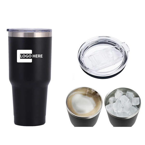 30 oz Powder-coated Vacuum Insulated Tumbler