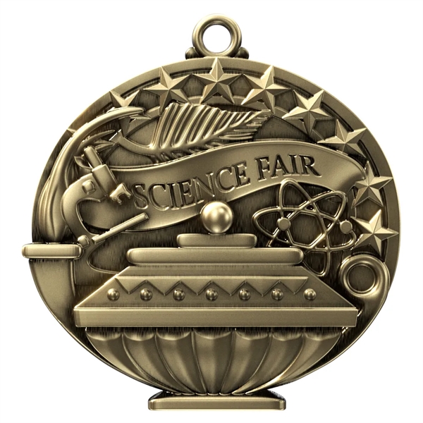 2" Academic Performance Medal SCIENCE FAIR in Gold