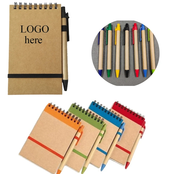 Portable Jotters With Pen Set
