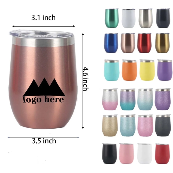 12oz Double Insulated Wine Tumbler