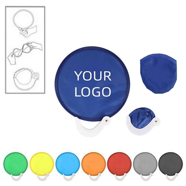 Portable And Versatile Custom Round Foldable Fan