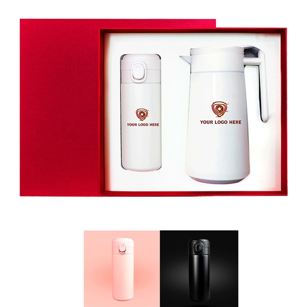 Insulated Water Bottle With Thermo Set