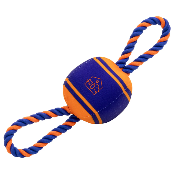 Tug N Play Ball & Rope Dog Toy