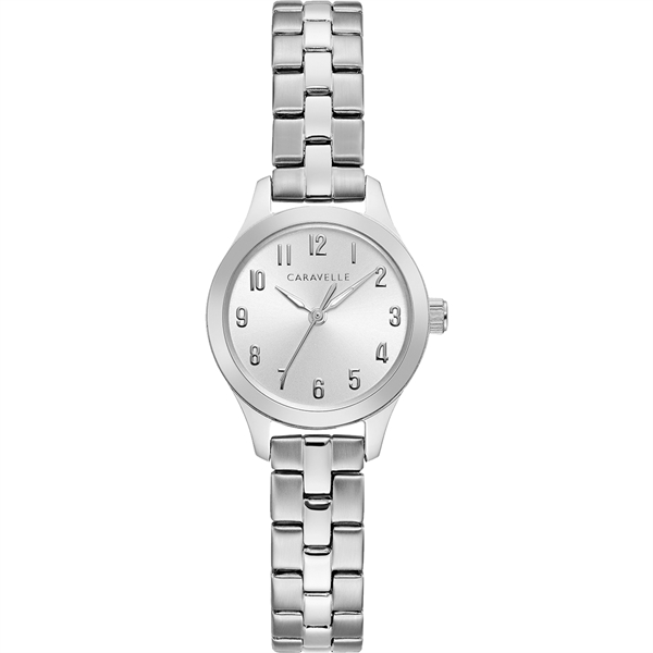 Caravelle Women's Silver-Tone Bracelet Watch