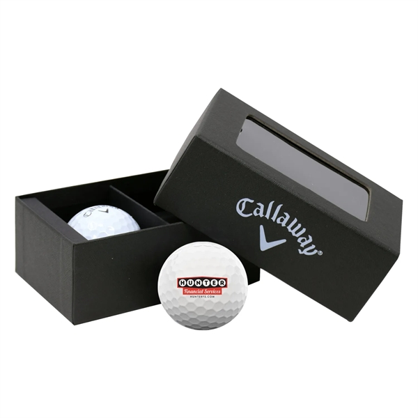 Callaway Chrome Soft Two Golf Ball Business Card Box