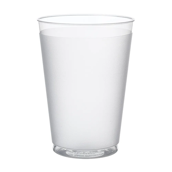 12 oz Flex Frosted Plastic Stadium Cup