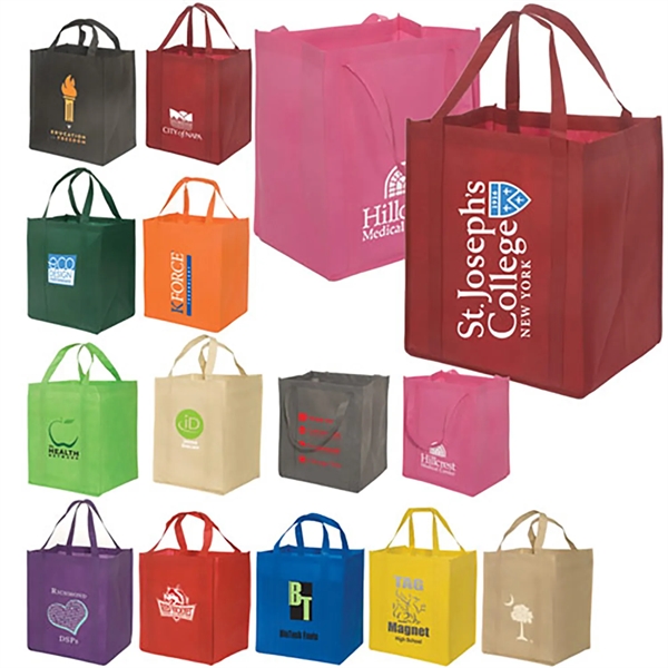 Non-Woven Reusable Grocery Shopping Tote Bag