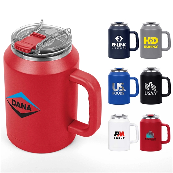 Rhino Mug & Straw Lid with Locking Flip Closure 50oz.