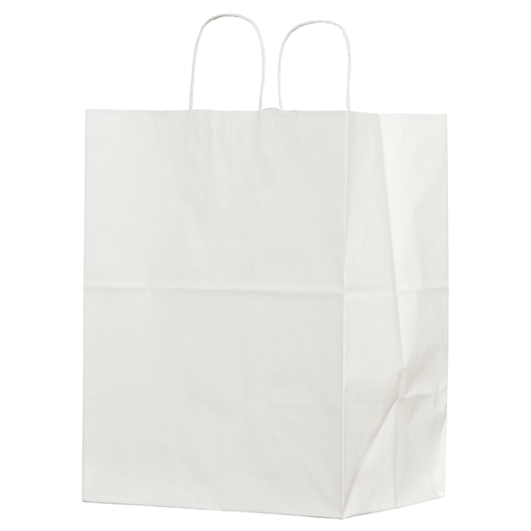 White Kraft Paper Shopping Bags