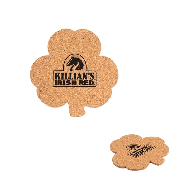 Shamrock Cork Coaster