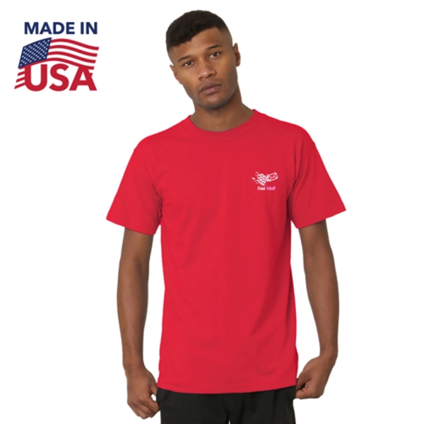 USA-Made Midweight Unisex Crew Tee