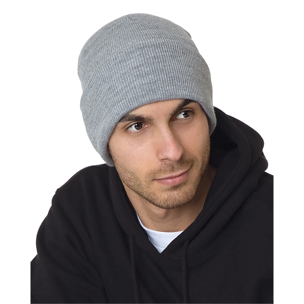 Bayside USA Made 12" Knit Cuff Beanie