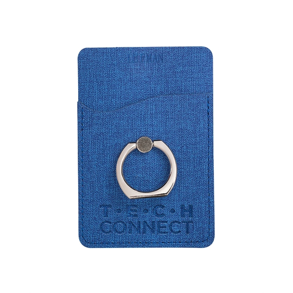 Leeman RFID Phone Pocket With Metal Ring Phone Stand