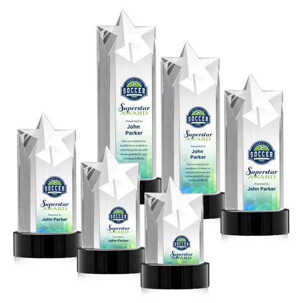 Berkeley VividPrint™ Award on Stanrich Base - Black