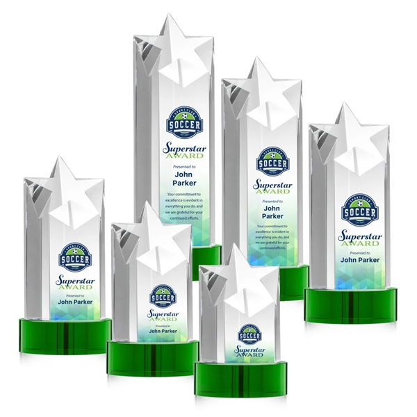 Berkeley VividPrint™ Award on Stanrich Base - Green