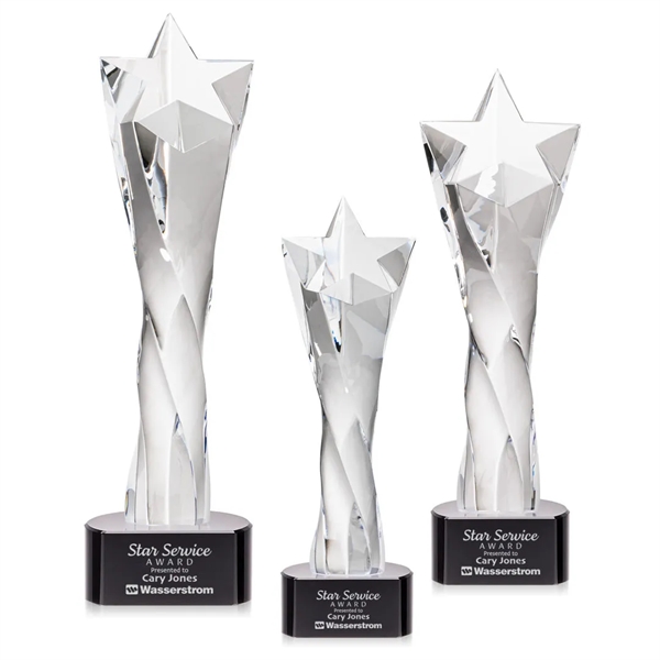 Arlington Star Award on Paragon Base - Black