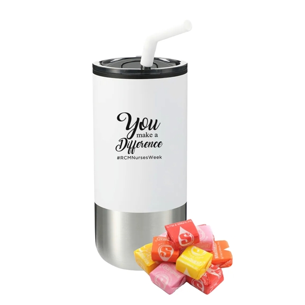 Stainless Tumbler with Starburst Candy