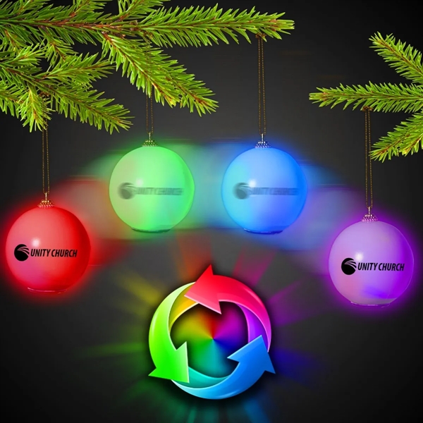 Christmas Ornament with Morphing LED Colors