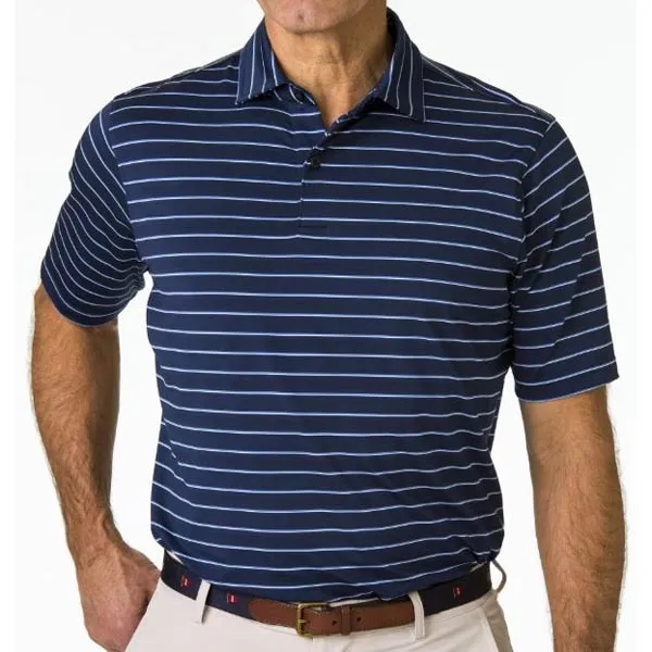 Fairway & Greene Men's USA Faxon Stripe Jersey Polo