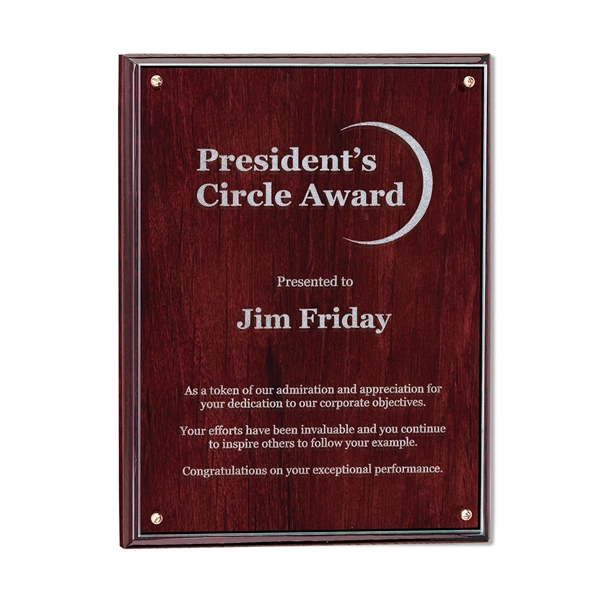 Regalia Cherry Plaque w/ Jade Glass