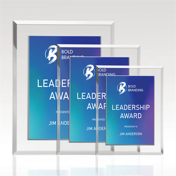 Chroma II Acrylic Plaque with Aluminum Plate