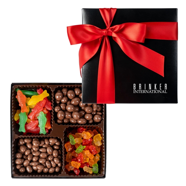 4 Cavity Gift Box with Gourmet Confections