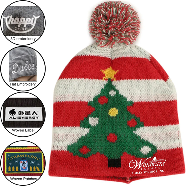 Striped Knitted Beanie