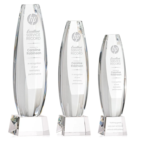 Hoover Award on Robson Base - Clear