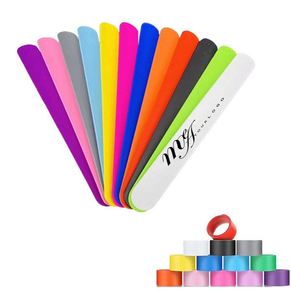 Silicone Slap Bracelet Wrist Bands Party Favors Customizable