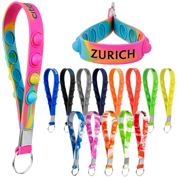 Popper Stress Reliever Key Chain