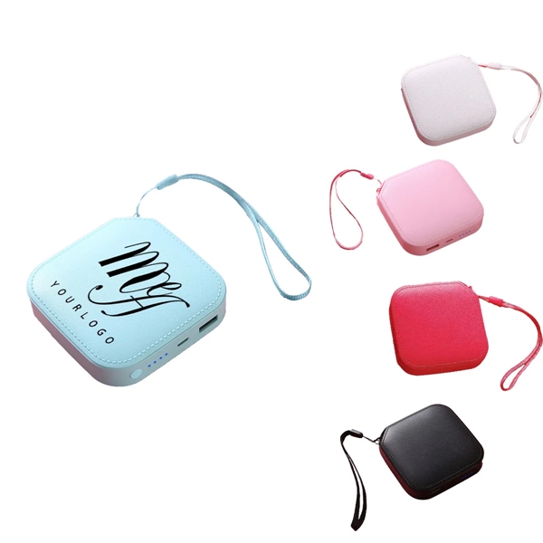 Mini Power Bank 5000/10000 USB Charger Ultra-Thin Portable