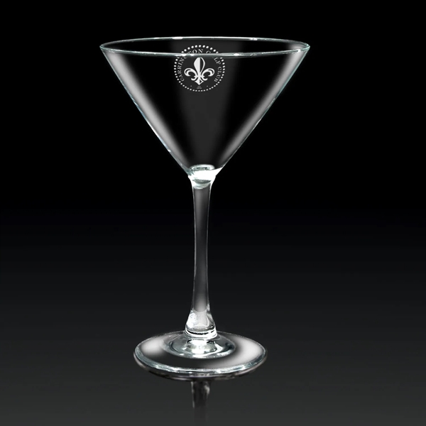 Martini Glass w/ Etching