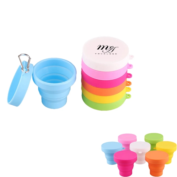 Silicone Portable Traveling Cup Foldable Multifuctional