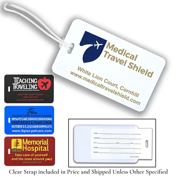 Spot Color ID Pocket Bag Tag