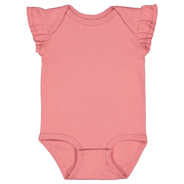 Rabbit Skins Infant Flutter Sleeve Bodysuit