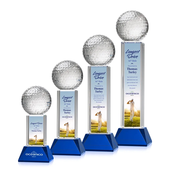 Golf Ball VividPrint™ Award on Stowe - Blue