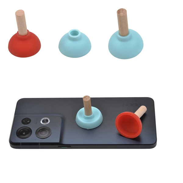 Toilet Plunger Phone Stand