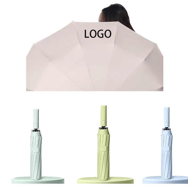 12 Bone Foldable Sun Umbrella
