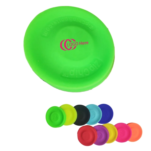 Zip Chip Mini Funny Silicone Flying Disk
