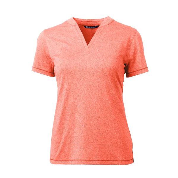Cutter & Buck Forge Eco Heathered Stretch Womens Blade Top
