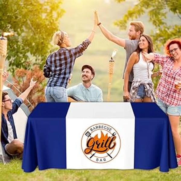 32" Wide Fully Sublimated Satin Table Runners