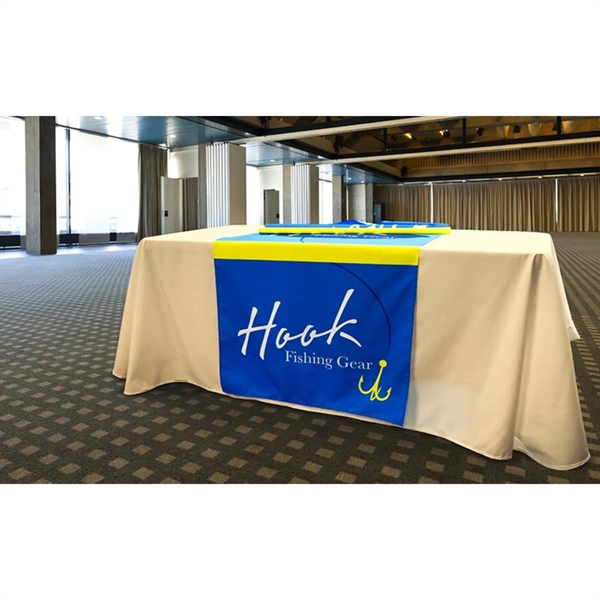 36" Wide Fully Sublimated Satin Table Runners